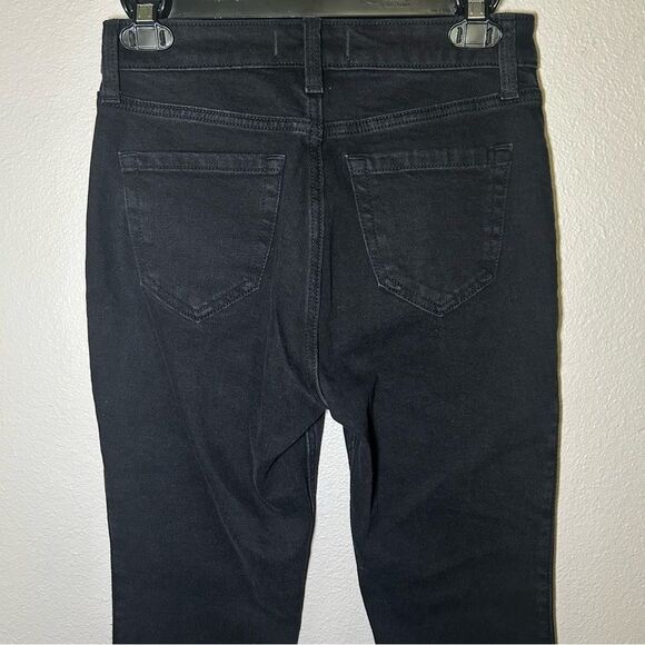 NEW Abercrombie & Fitch The Skinny black high rise jeans women’s size 25 / 0 - Picture 7 of 9